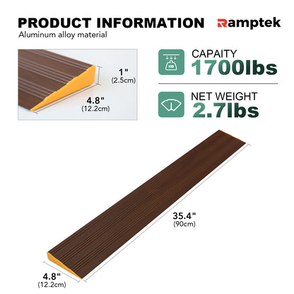 Türschwellenrampe, Belastung 800 kg, Rampe für Türschwellen