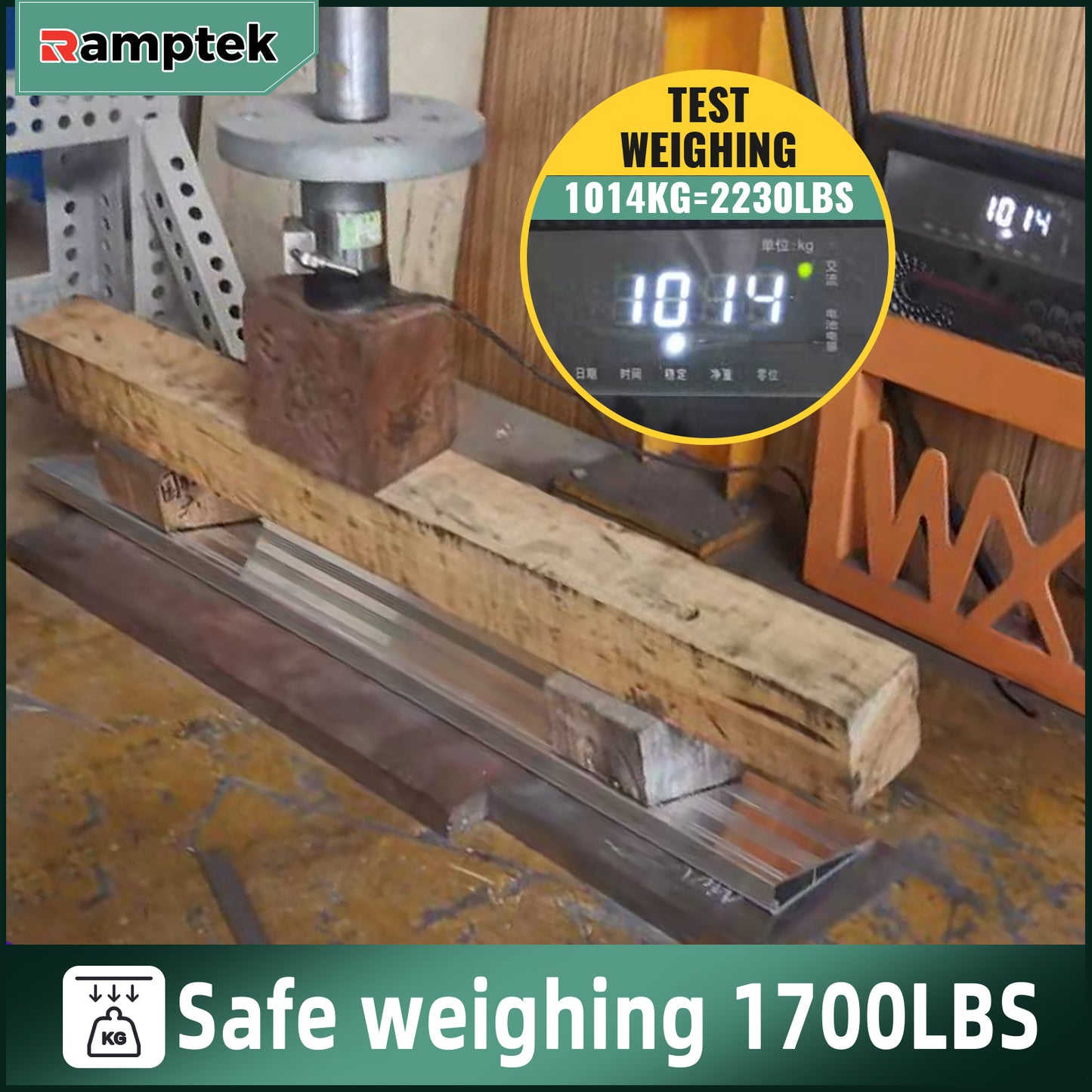 Türschwellenrampe, Belastung 800 kg, Rampe für Türschwellen